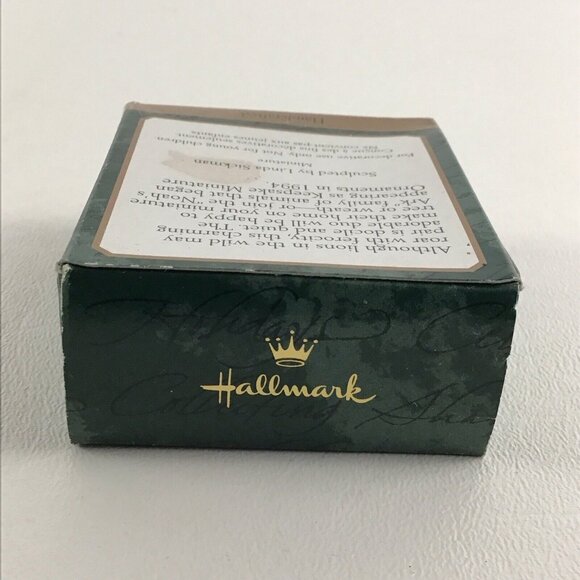 Hallmark Keepsake Miniatures Ornament Noah's Ark Kindly Lions New Vintage 2000 - Picture 5 of 6